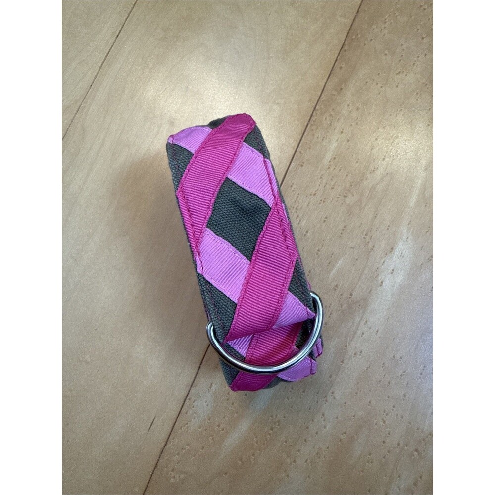 PINK D RING BELT Top It Off Pink And Brown Cloth Belt Women’s One Size